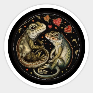 Iguana Lover Design Sticker